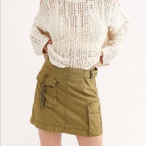 Free People Erika Utility mini skirt